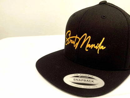 Street Manila ( Black x Gold ) Cap