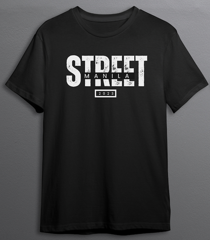 Street Manila ( black and white logo ) T-shirt