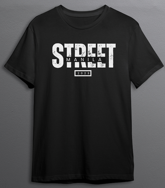 Street Manila ( black and white logo ) T-shirt